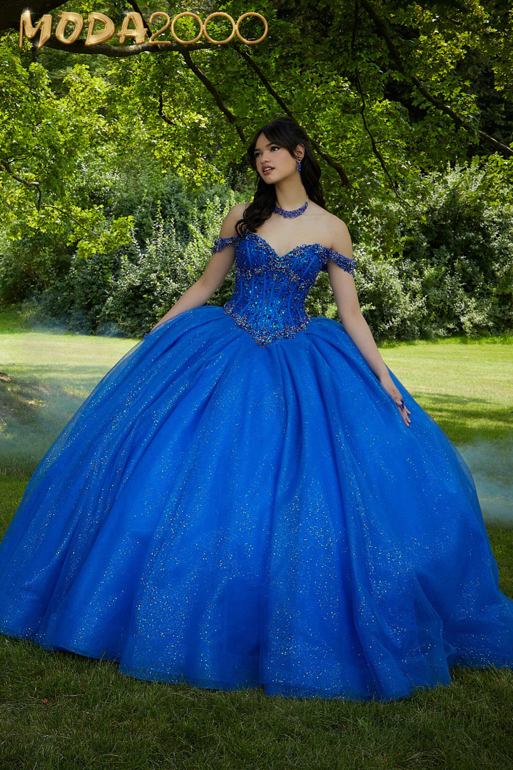 M2K89453 | Jewel Beaded Corset Quinceaera Dress Moda 2000 LLC M2K89453 | Jewel Beaded Corset Quinceaera Dress Moda 2000 LLC