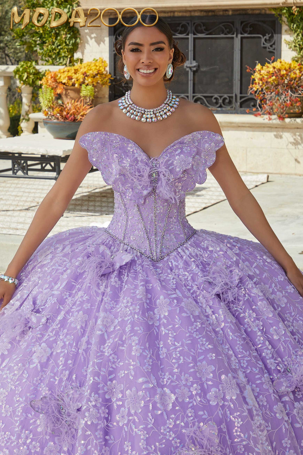 moda 2000 purple dresses Moda 2000 Quinceanera Dresses Purple