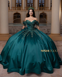 moda 2000 emerald green dress Meet   in Emerald Green A NEW #Moda2000 Original now  available! Book your in store / virtual M2K Experience to say YES!, 7  luxurious colors: Silver, Red, Emerald Green, Navy Blue, Ivory Gold,