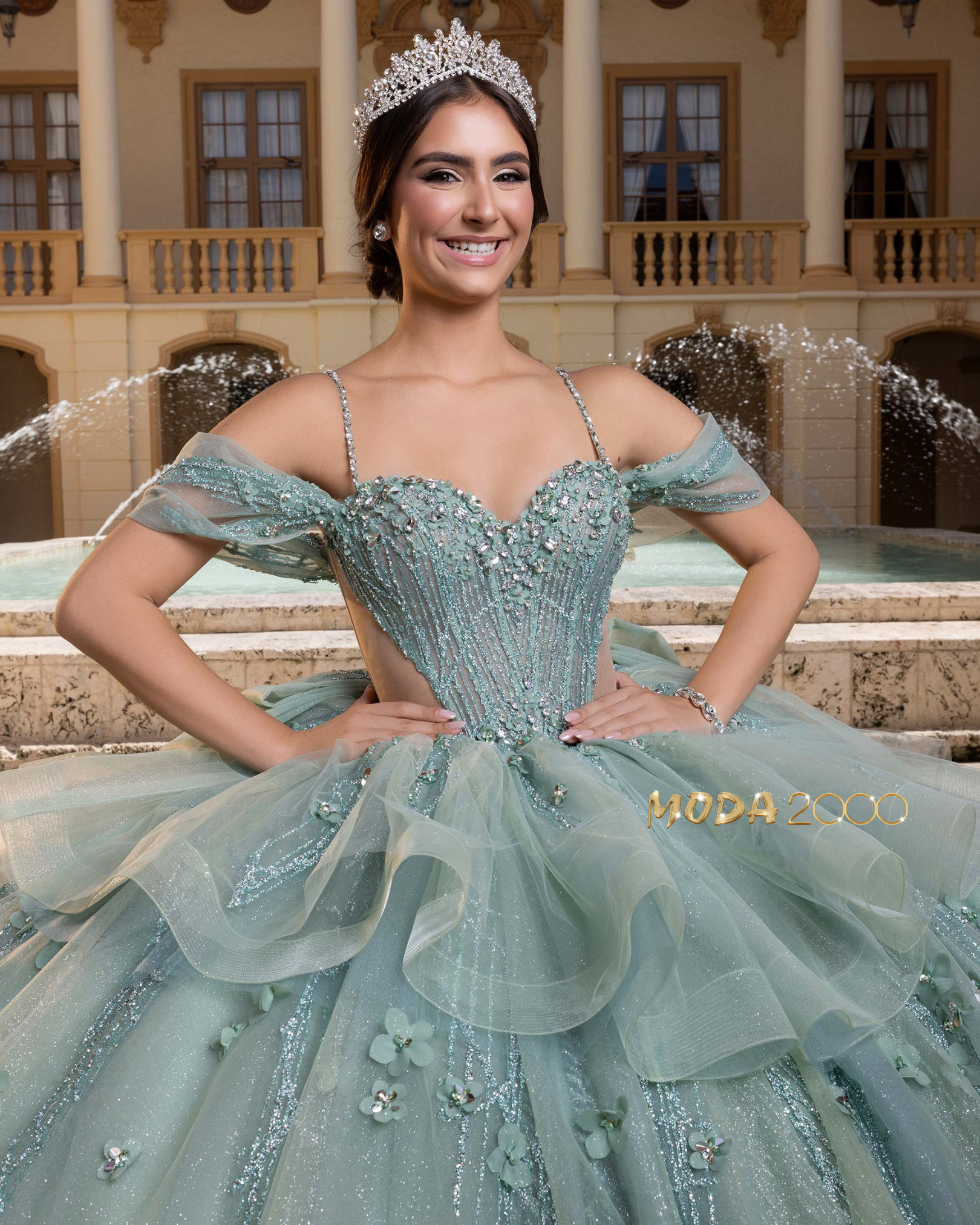 Quinceanera Dresses  Tagged "Bahama Blue" Moda 2000 LLC