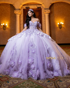 Quinceanera Dresses  Tagged "White and Lilac" Moda 2000 LLC