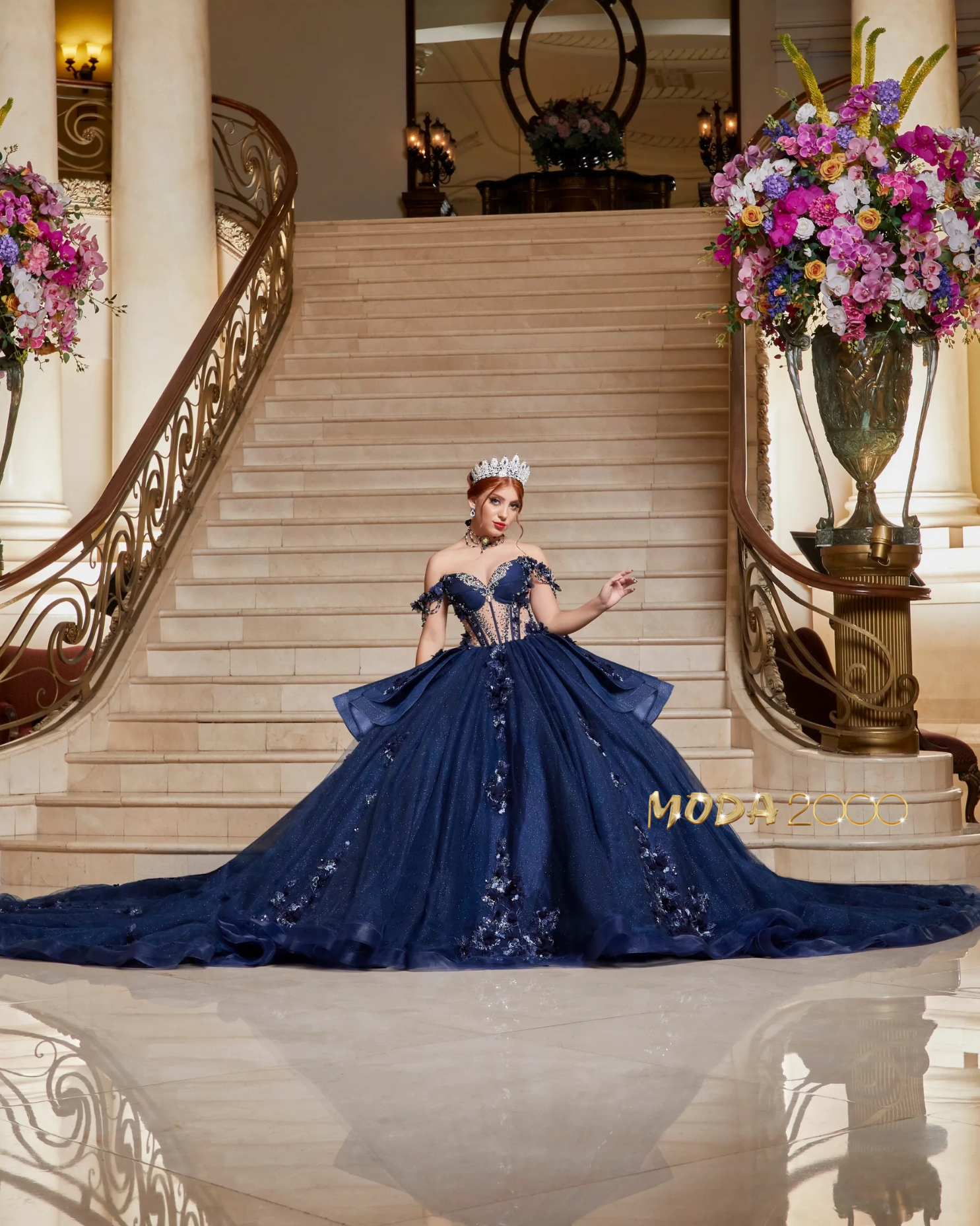 Quinceanera Dresses  Tagged "Navy" Moda 2000 LLC