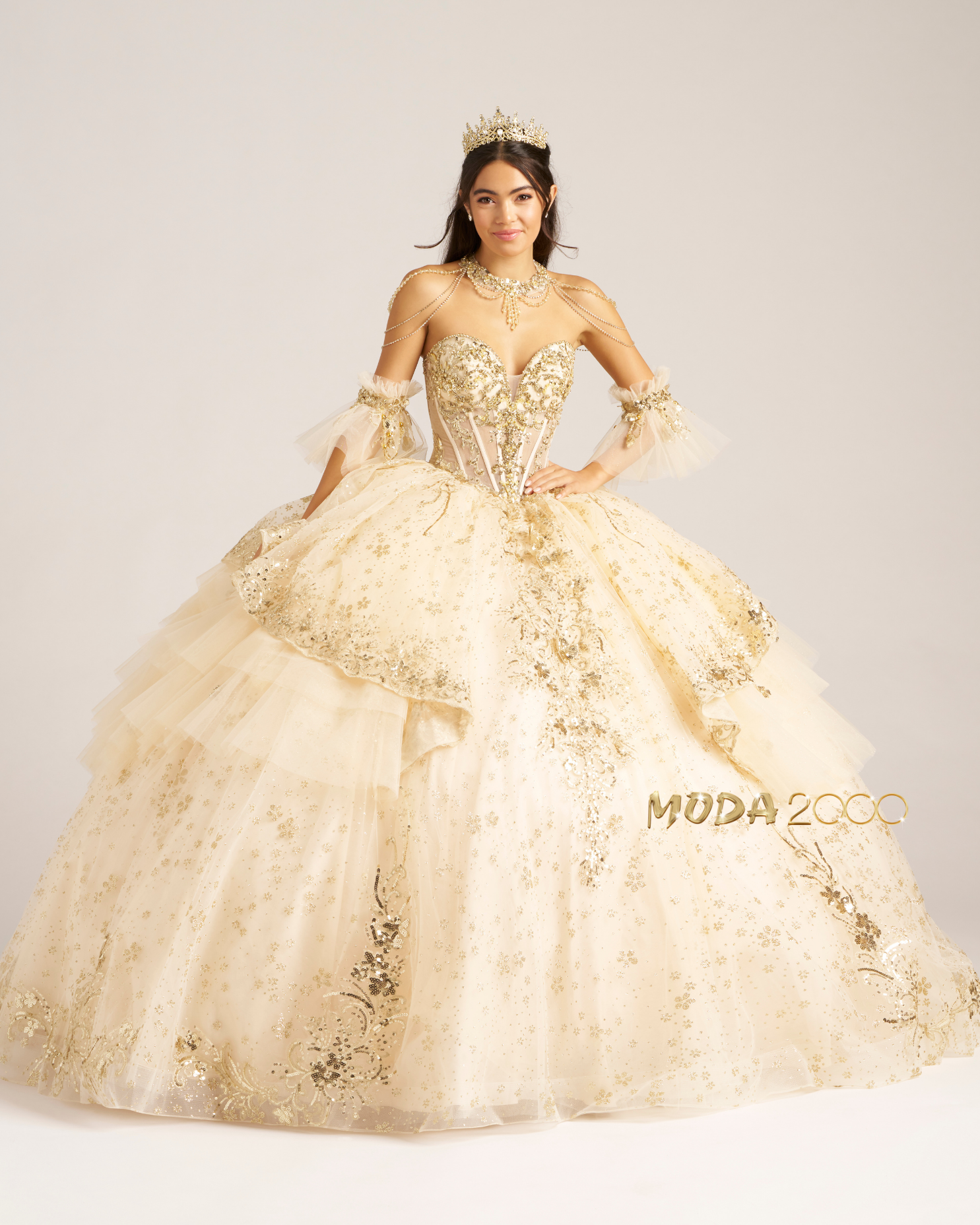 Quinceanera Dresses  Tagged "Champagne" Page 2  Moda 2000 LLC