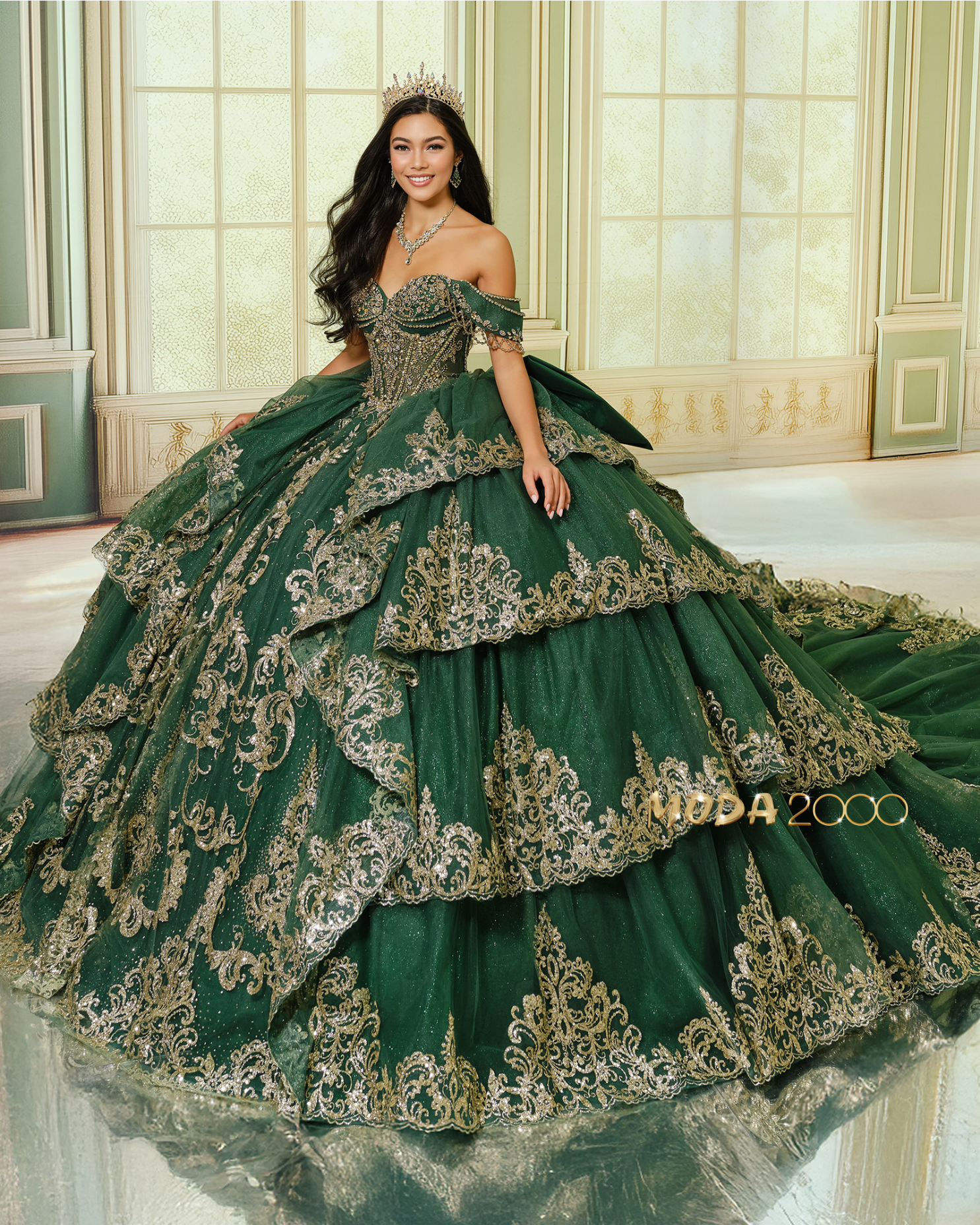 aqua dress prom Ava Presley 38337 party wear gown Women's brown Dress Shoes Chiffon Color Color:Skyler