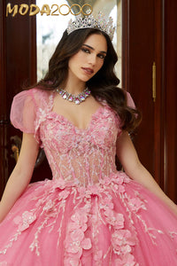 light pink quinceanera dresses Hottest MyChicDress length train glides elegantly Amarra Pink Quinceaera Dresses |