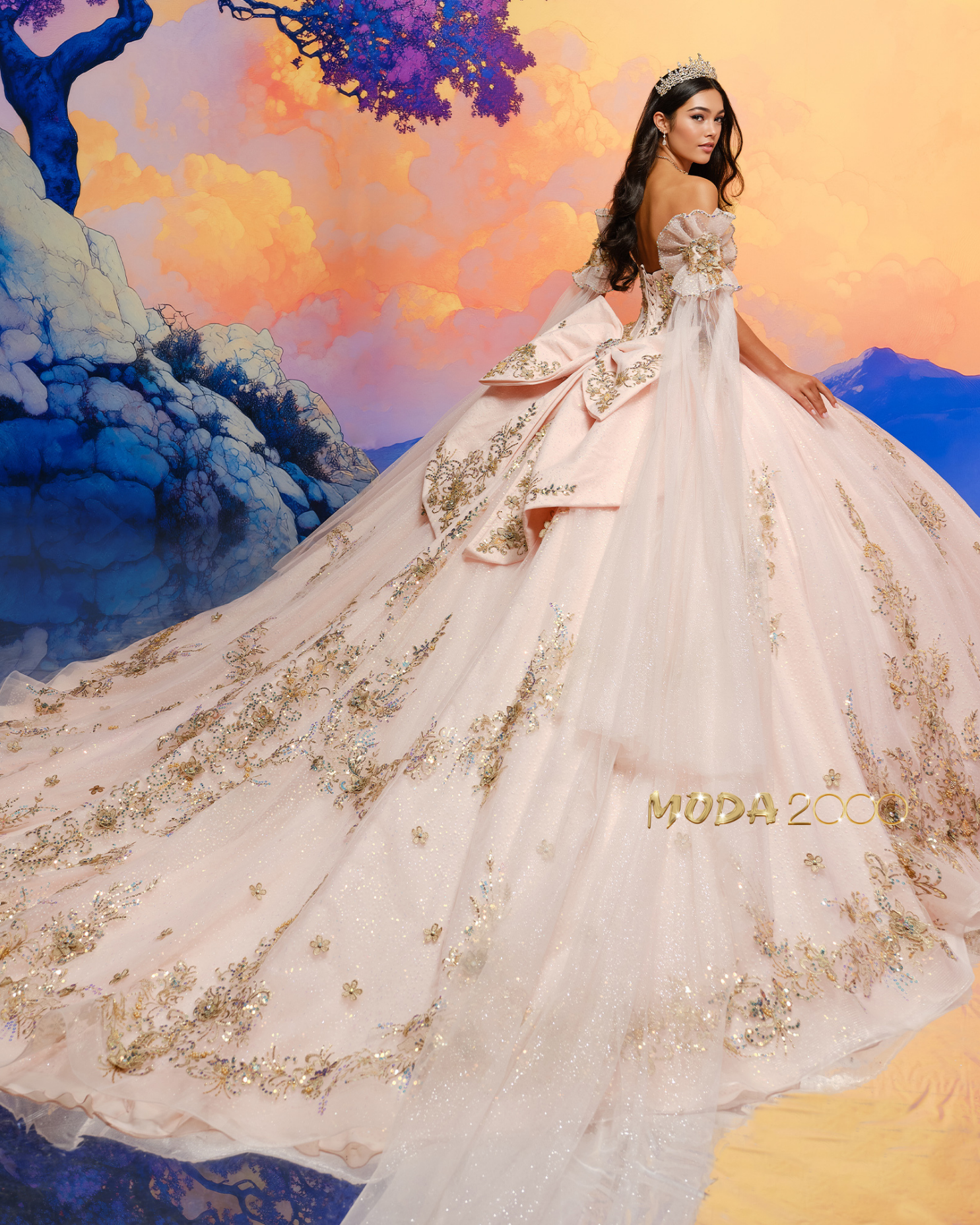 Quinceanera Dresses  Tagged "Blush and Gold" Moda 2000 LLC