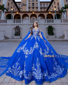 moda 2000 royal blue dresses Moda 2000 #1 Quince Shop | Midnight sparkles & now available in Navy Blue! Message us to book your in store or virtual M2K Experience! #Moda2000
