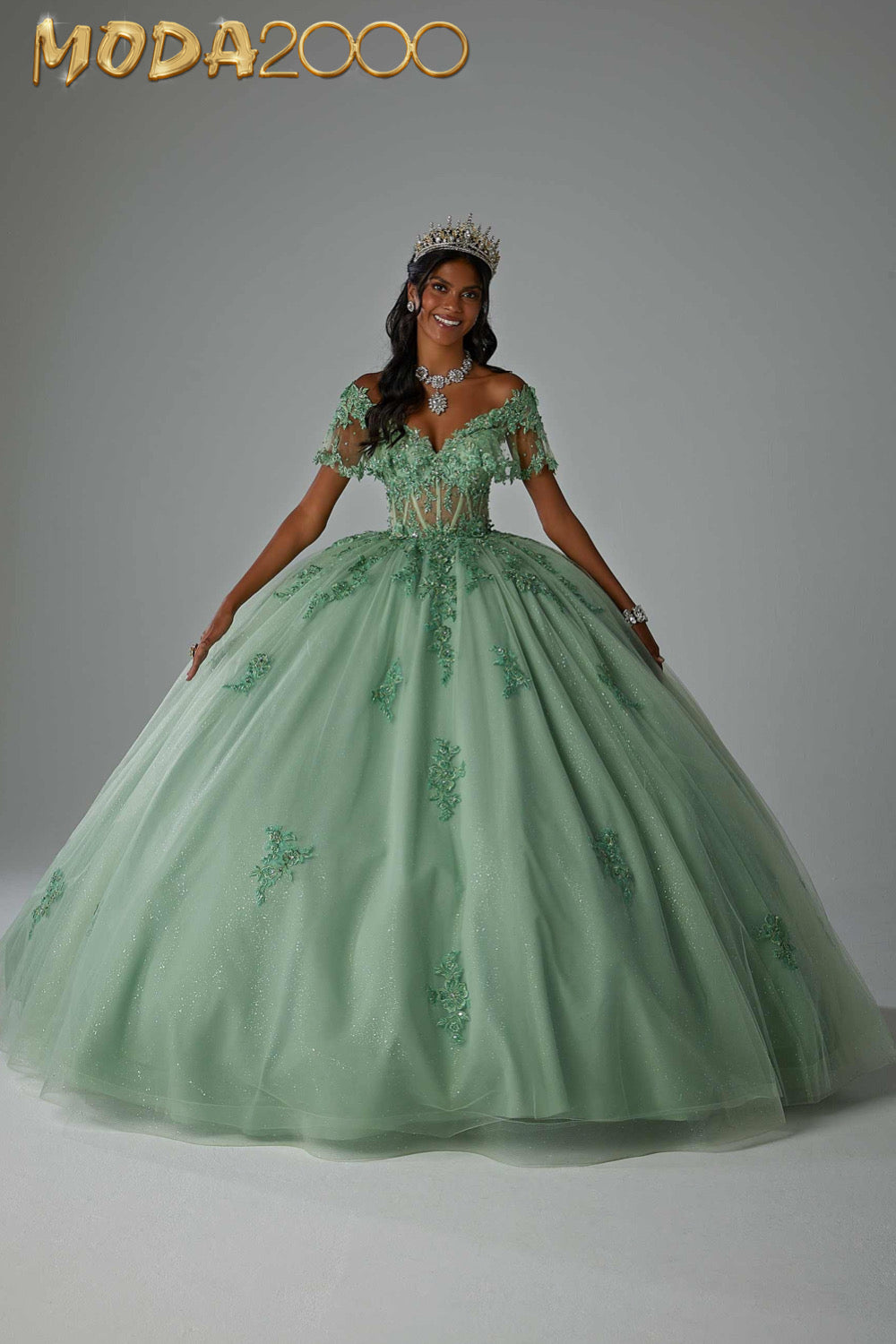 sheer midriff dress Mori Lee 49061 Sheer Midriff Two Strap Dress