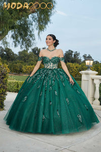 moda 2000 emerald green dress Moda 2000 features emerald green quinceanera dresses