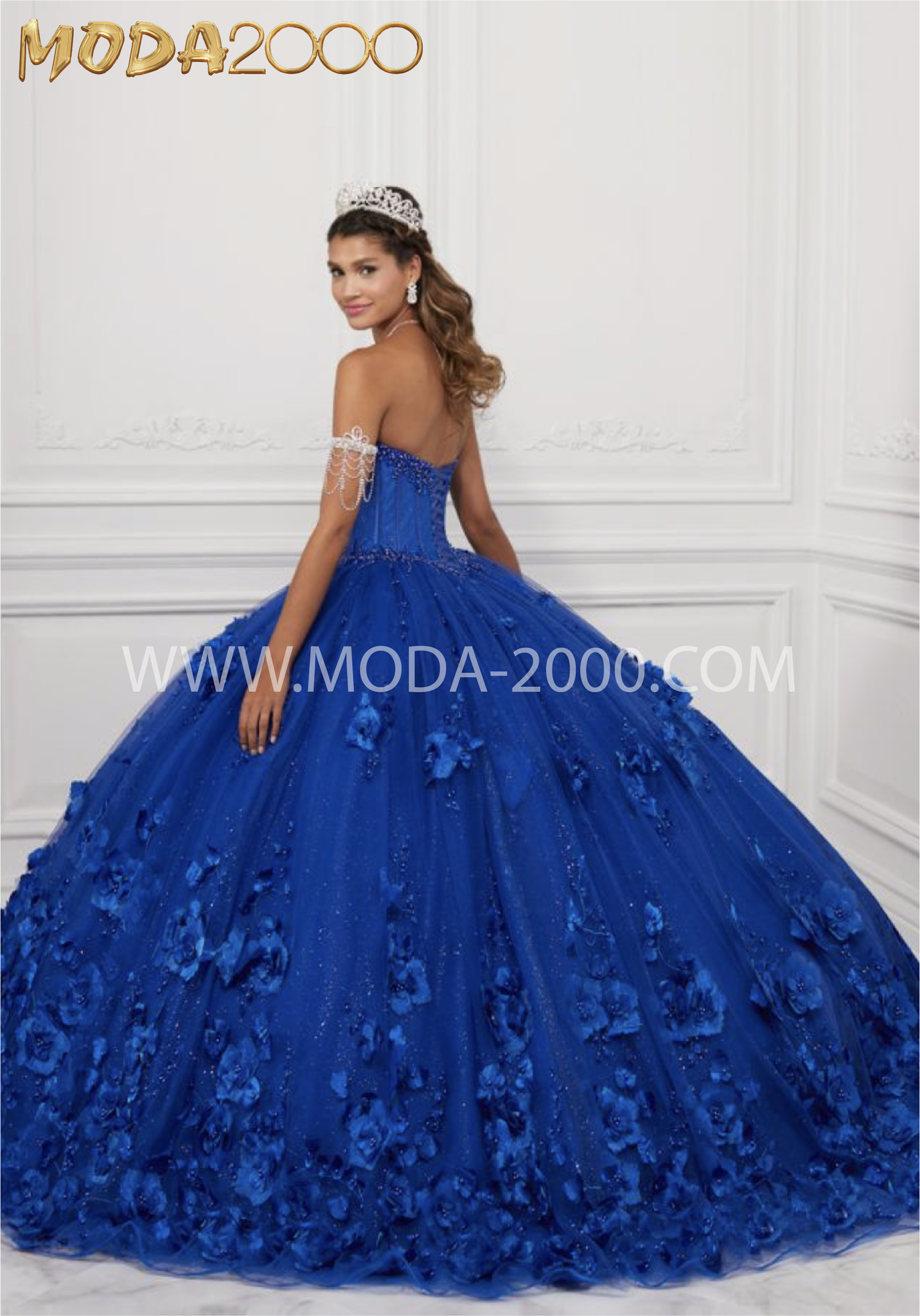 Periwinkle 2024 quinceanera dress
