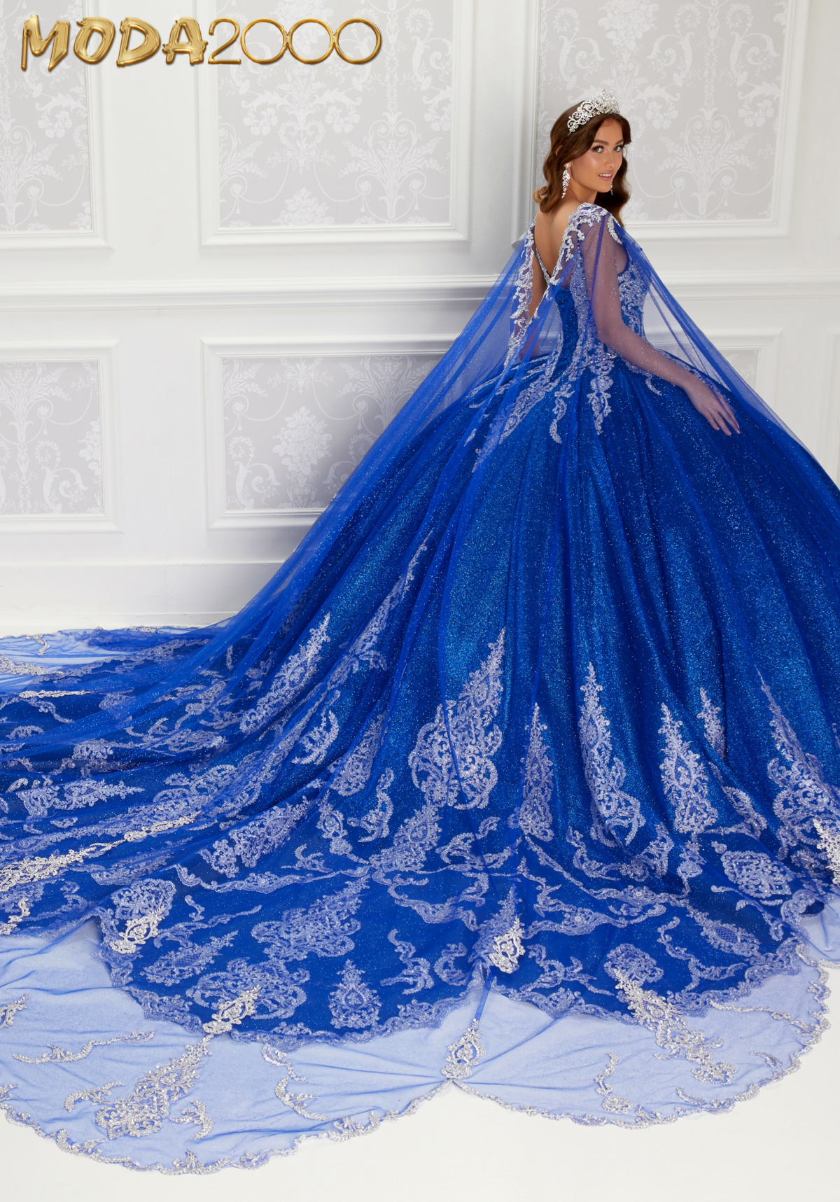 Royal Blue Organza High Neck Quinceanera Dresses Burgundy Prom Dresses –  SheerGirl