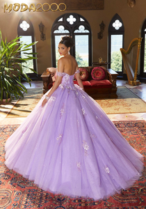 M2K60152 | Sparkling Appliquéd Quinceañera Dress