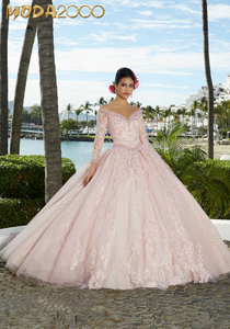 M2K89360 |   Sparkle Tulle Quinceañera Dress with Crystal Beaded Trim