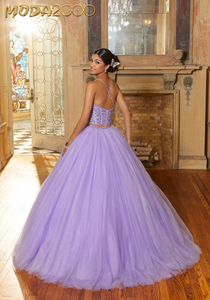 M2K60154 | Jewel Encrusted Two-Piece Quinceañera Dress